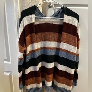 American Eagle Striped Cardigan